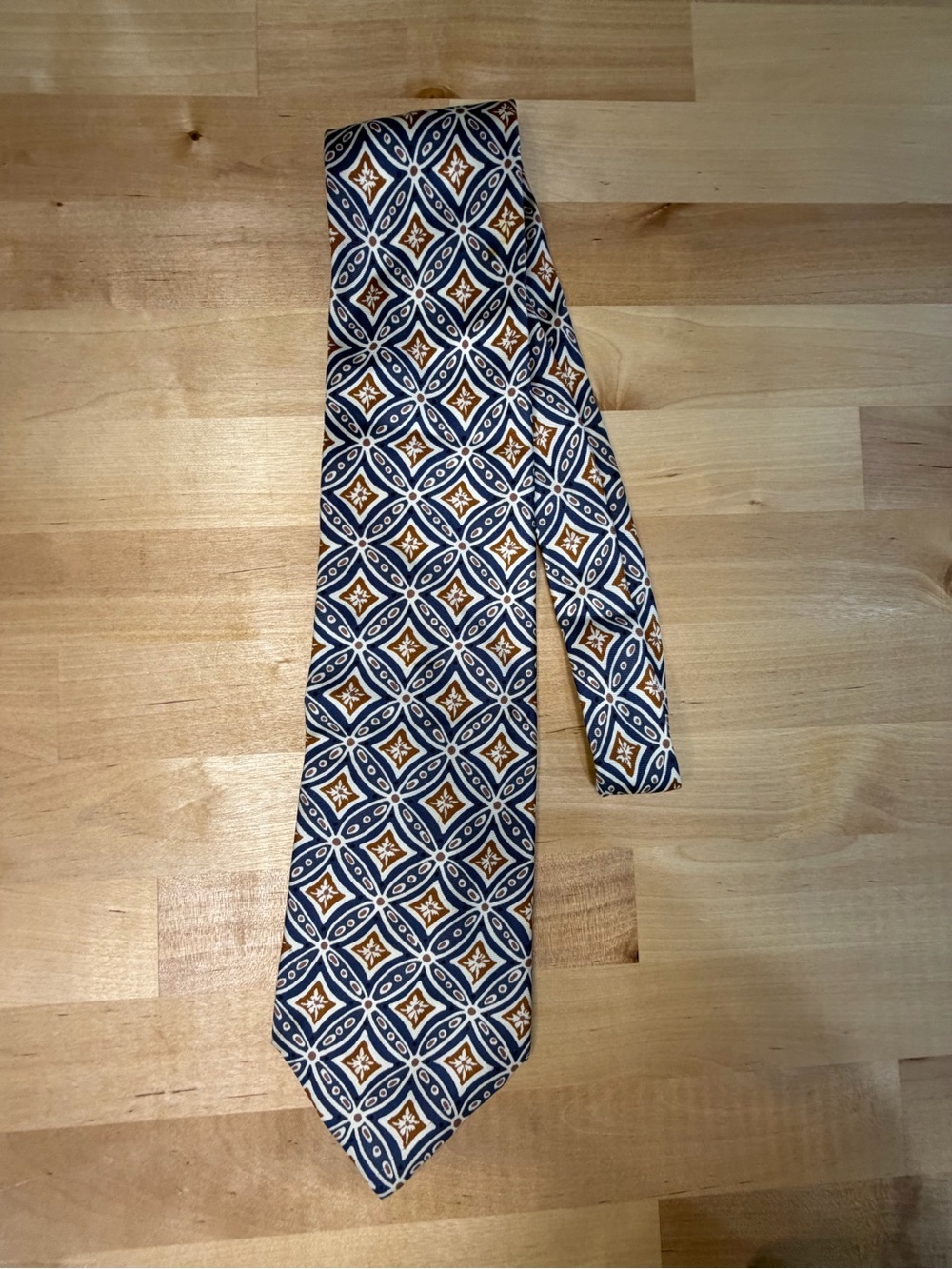100% Silk Isaac Zelcer Couture Men's Tie Made in Italy